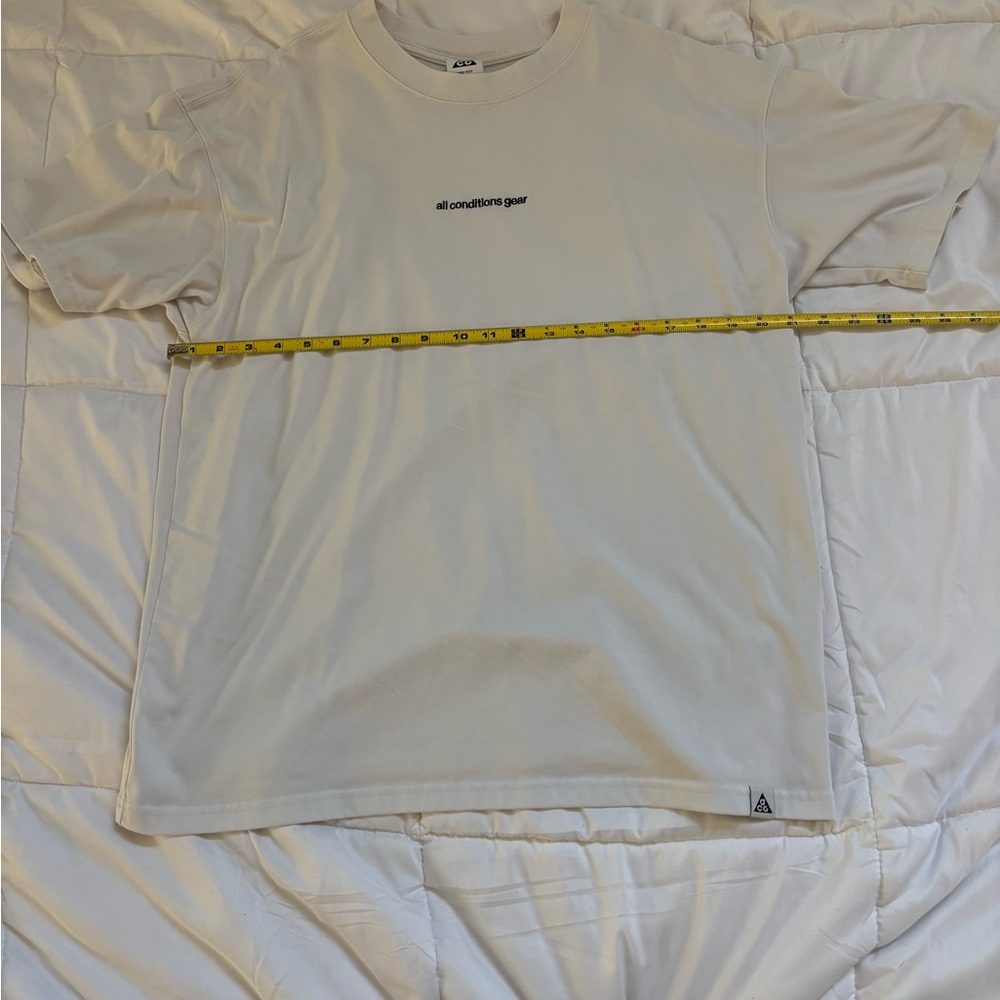 Nike White Short Sleeve Men's Tee acg all conditions gear